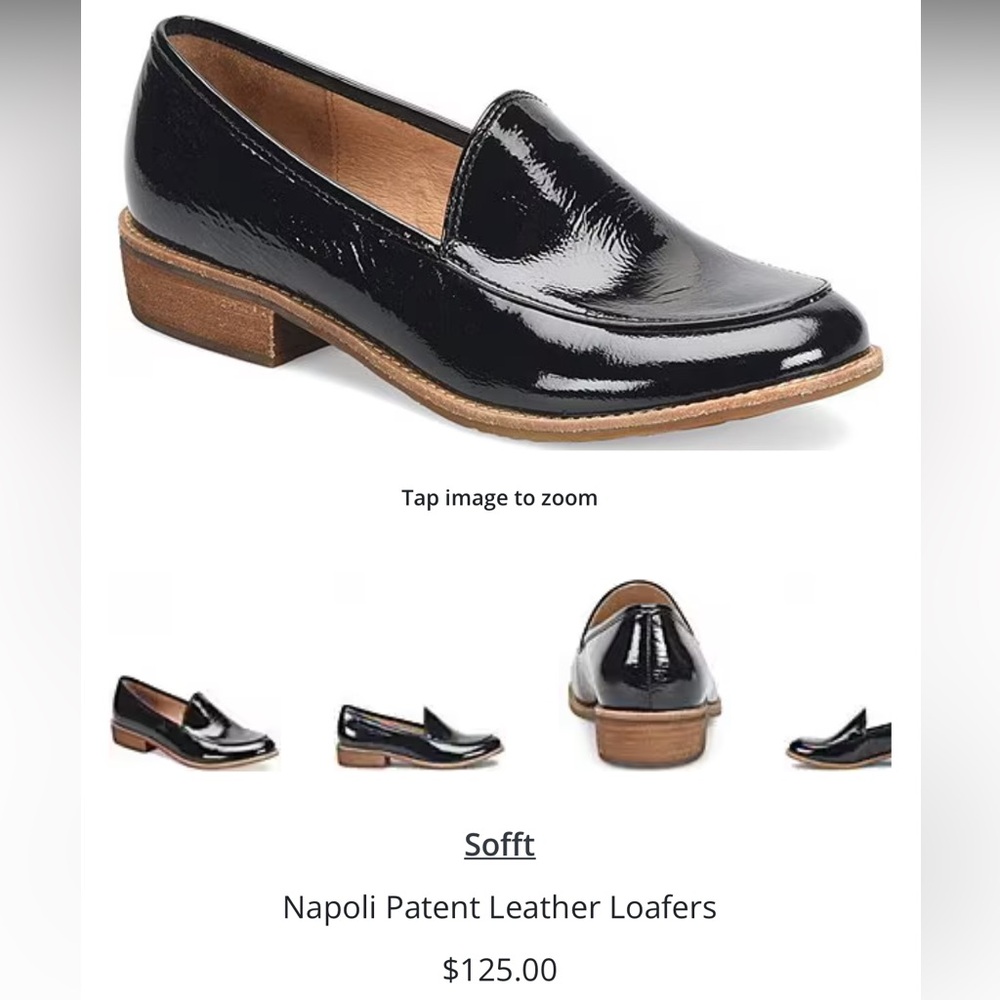 Sofft Napoli Patent Leather Loafers